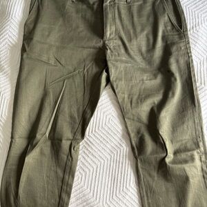 J. Crew Men's Olive Green Chinos